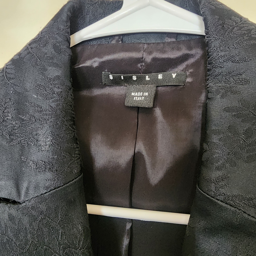 Sisley Textured Black Jacket